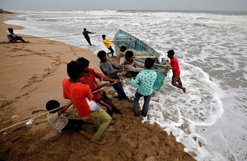 India Evacuates Thousands as Tropical Storm Dana Approaches Eastern Coast