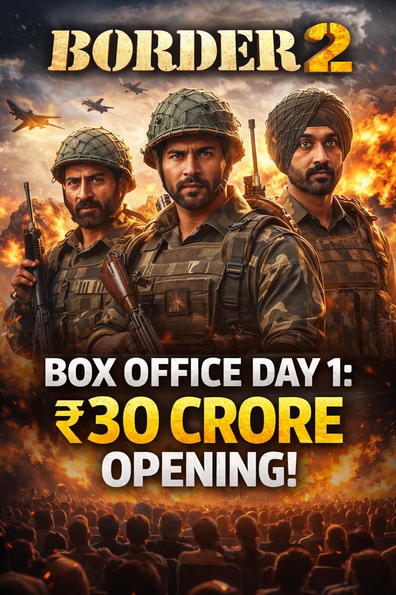Border 2 Box Office Day 1: Sunny Deol, Varun Dhawan, Diljit Dosanjh Shine
