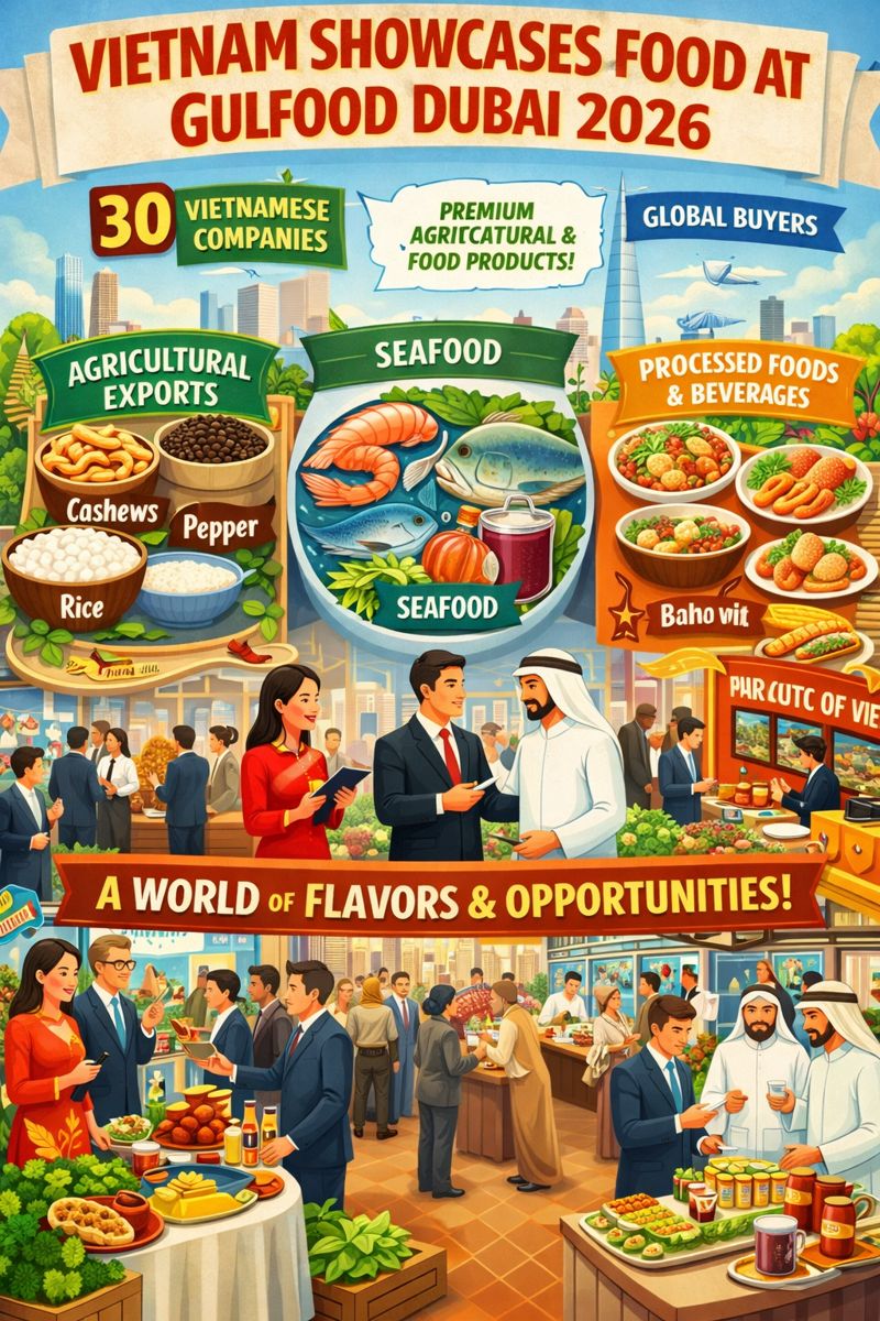 30 Vietnamese Companies Exhibit at Gulfood Dubai 2026